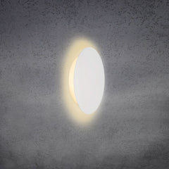Applique murale LED Blade en aluminium, blanc mat, Ø 24 cm