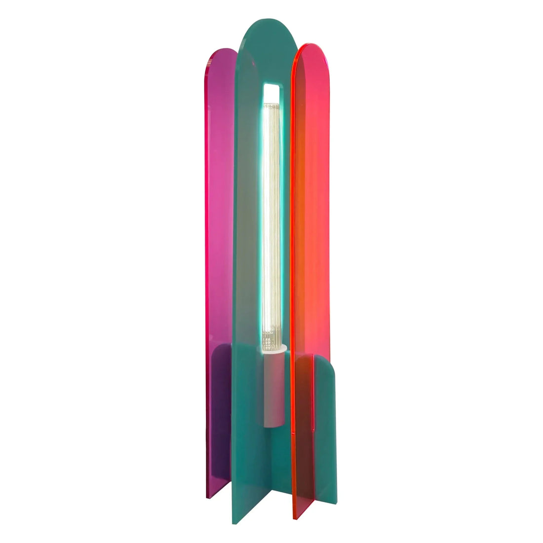 Lampe de table Andy – Design Pop Art en acrylique coloré