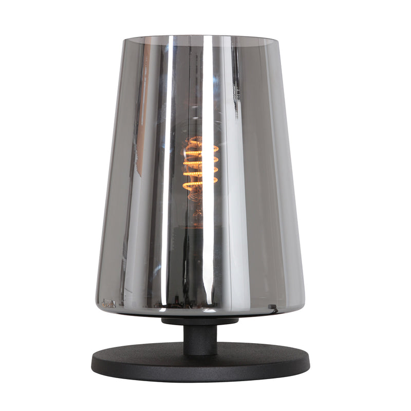 Ancilla Table Lamp Smoked Black