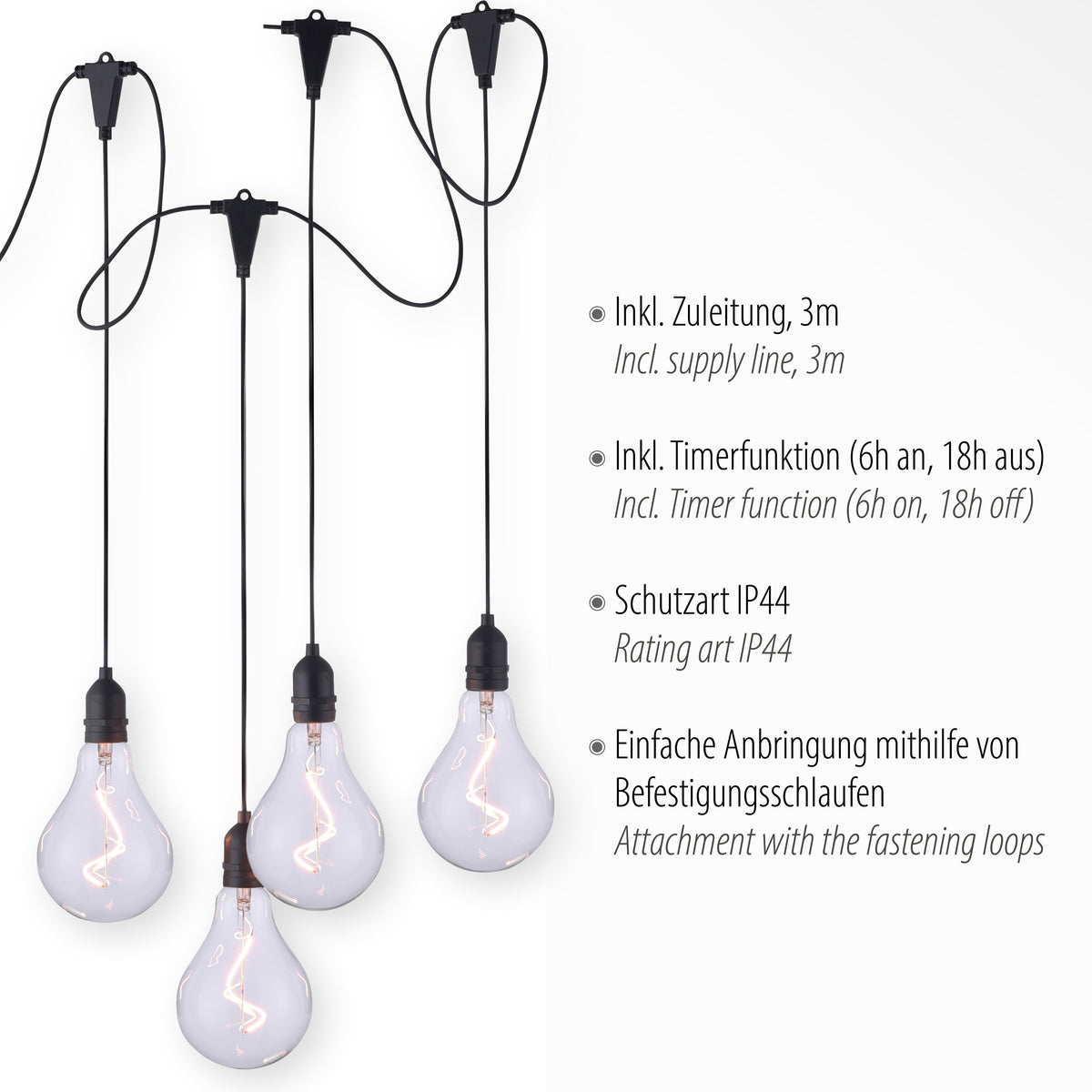 Suspension Enni noire