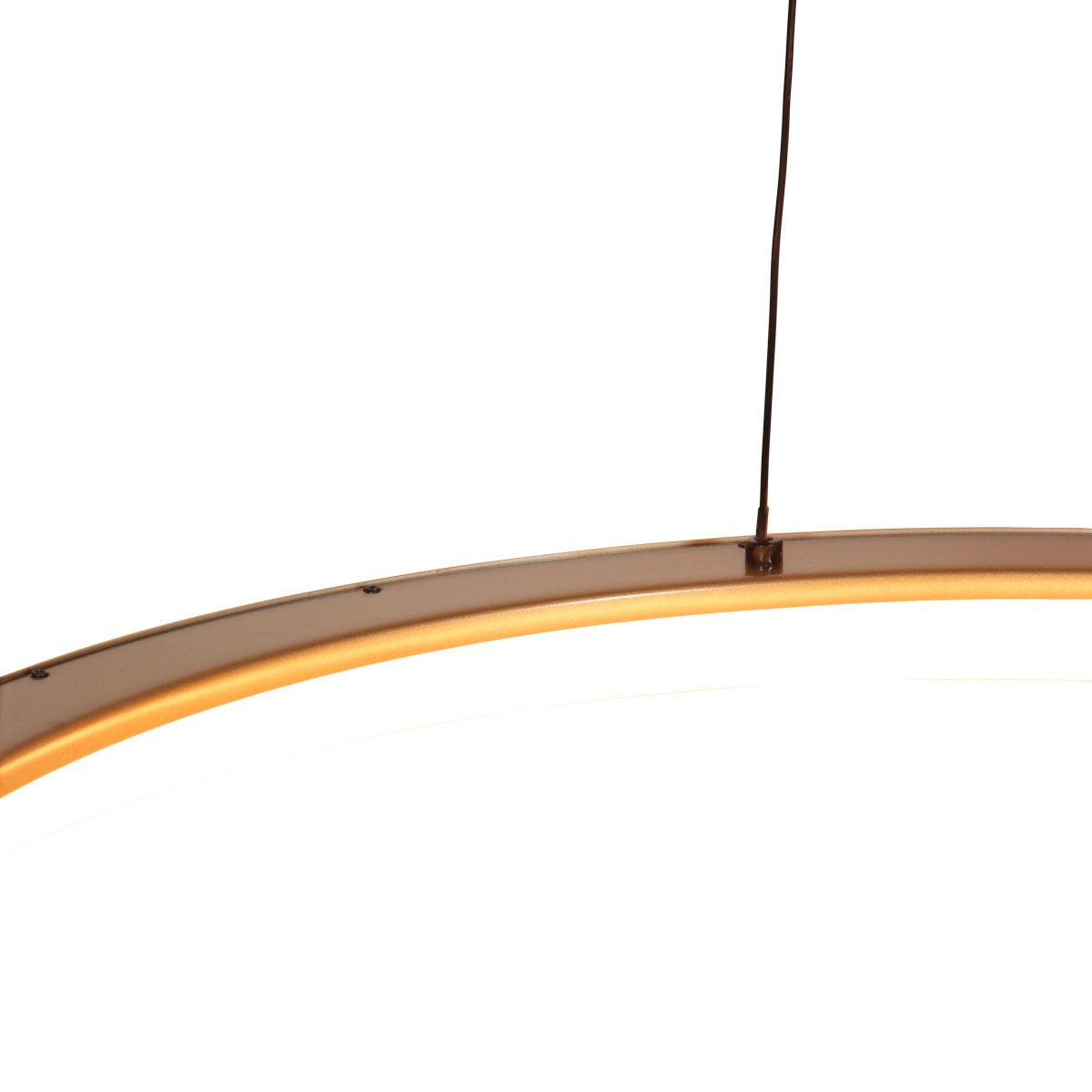 Suspension luminaire Ringlede doré