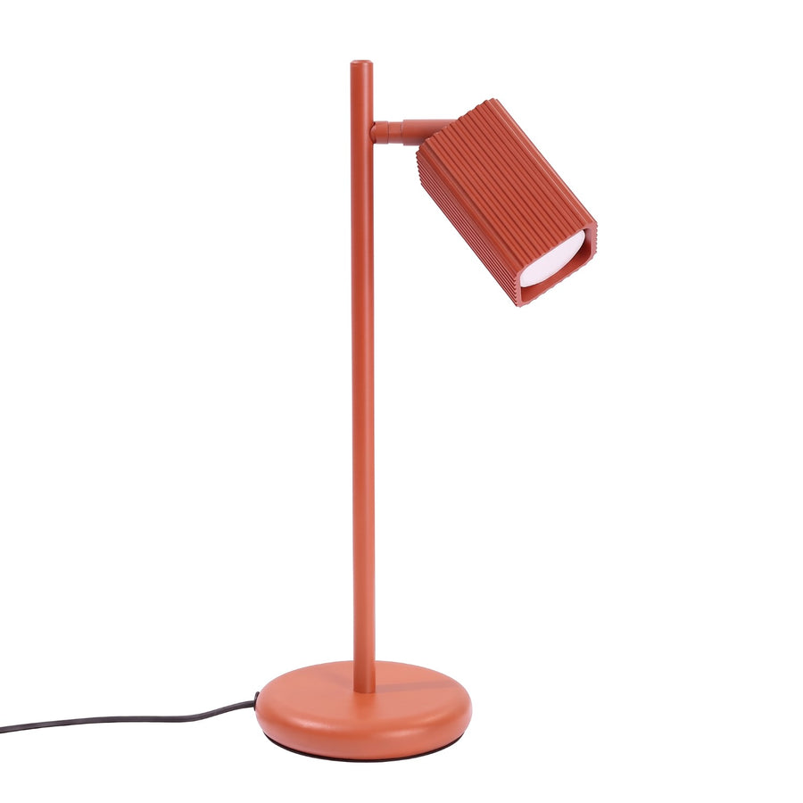 Lampe de table RAYO Ocre rouge