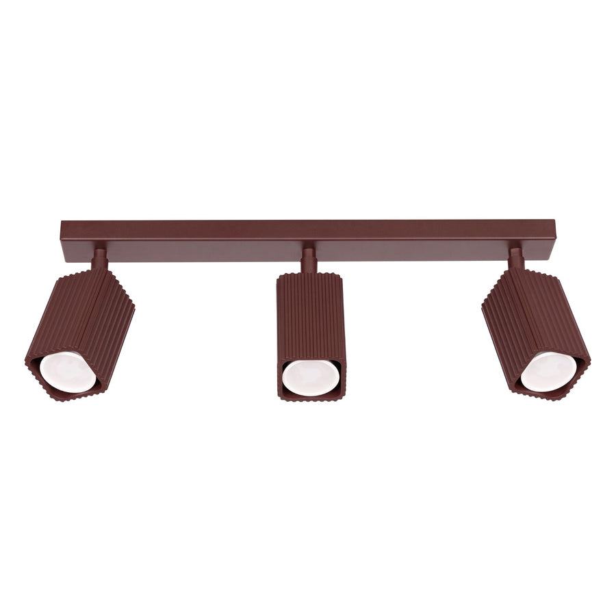 Plafonnier RAYO 3L Marron