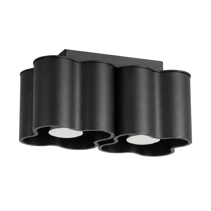 Plafonnier OVIO 2 GU10 Noir