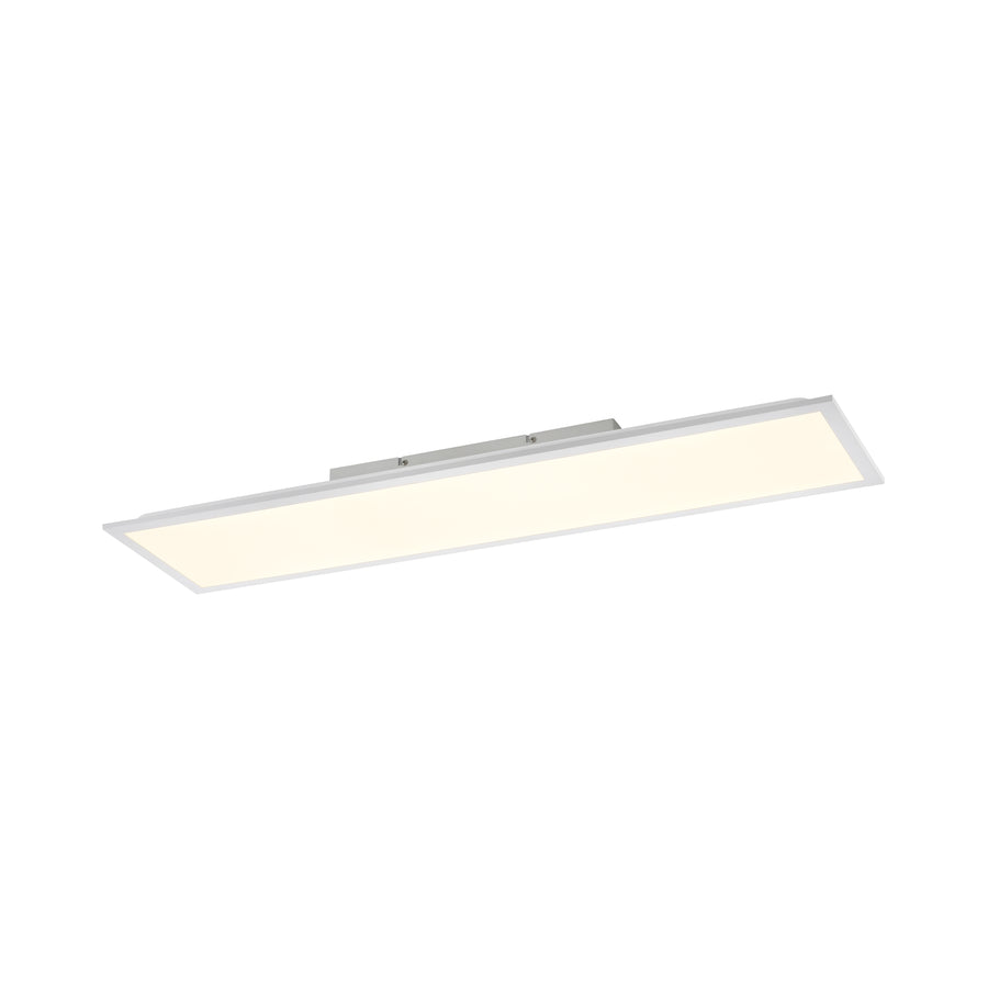 Plafonnier Flat blanc, H 6,5 cm