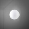 Applique murale Lumi Sfera en verre, blanc, Ø 20 cm, IP44