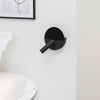 Applique murale LED Duas en verre, noir, Ø 14,4 cm