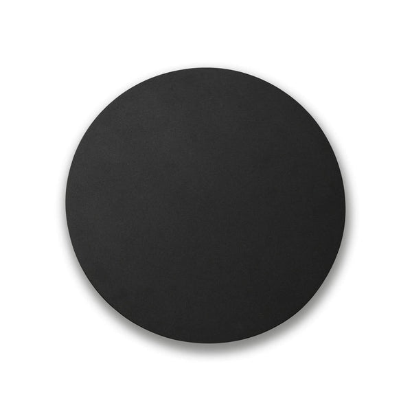 Applique murale LED Board en pierre, noir, Ø 35 cm