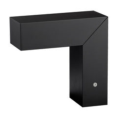 Applique d'extérieur LED Adj 1 en aluminium, noir, hauteur 20 cm