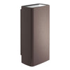 Applique d'extérieur LED Climber Up en aluminium, marron foncé, hauteur 17,5 cm, IP65