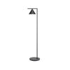 Lampadaire d'extérieur LED Captain Flint 2 en marbre, noir, Ø 32 cm, IP65