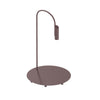 Lampadaire d'extérieur LED Caule Floor 1 en aluminium, marron foncé, Ø 50 cm