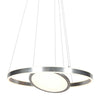 Ringlux 3514ST steel pendant light 60 cm with inner plate