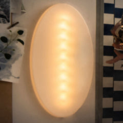 Applique murale LED Superficie en aluminium, blanc
