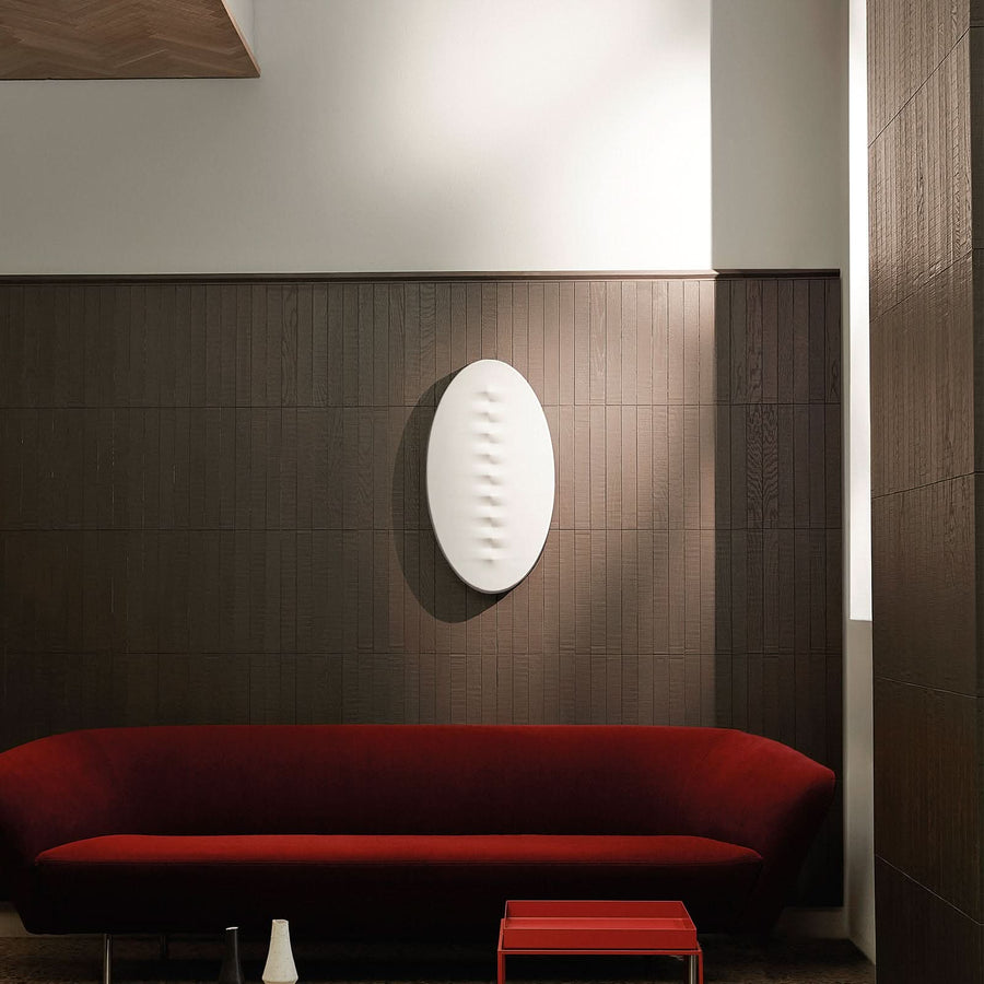 Applique murale LED Superficie en aluminium, blanc