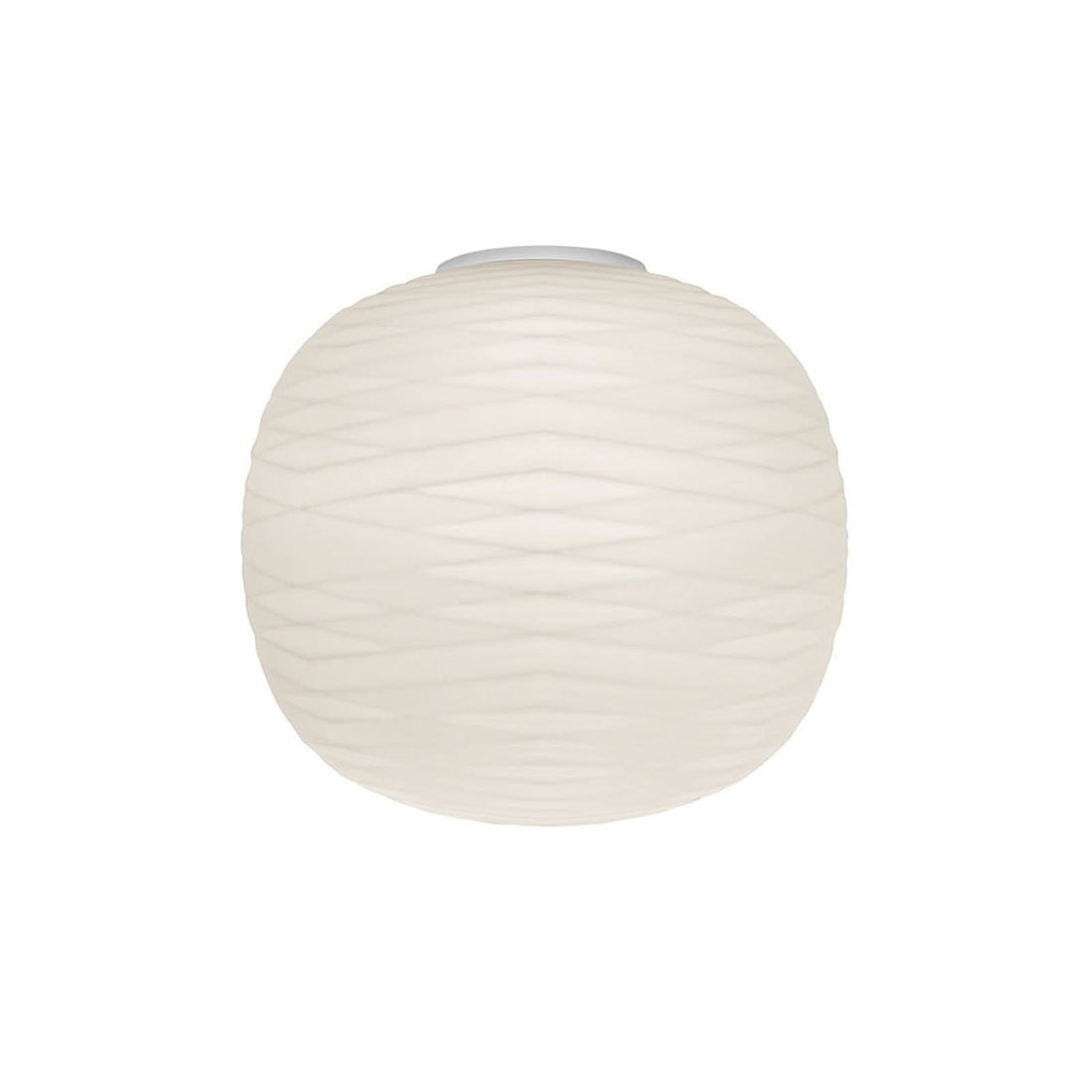 Applique murale Gem en verre, blanc, hauteur 39 cm
