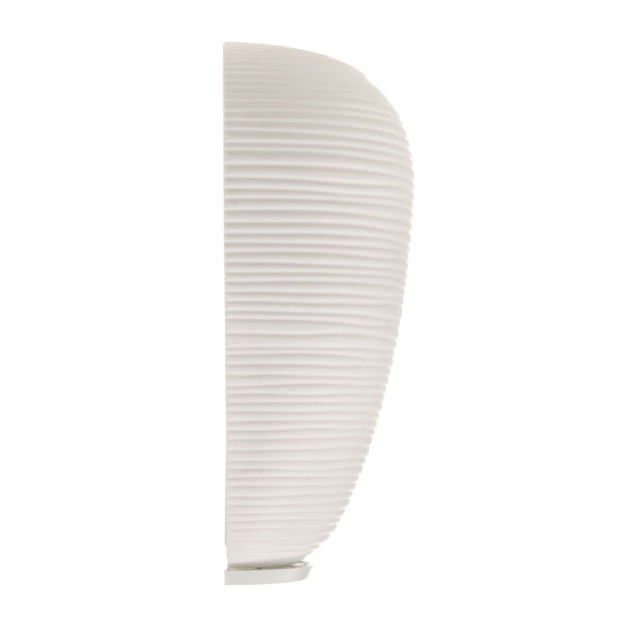 Applique murale Rituals 1 en verre, blanc, hauteur 34 cm