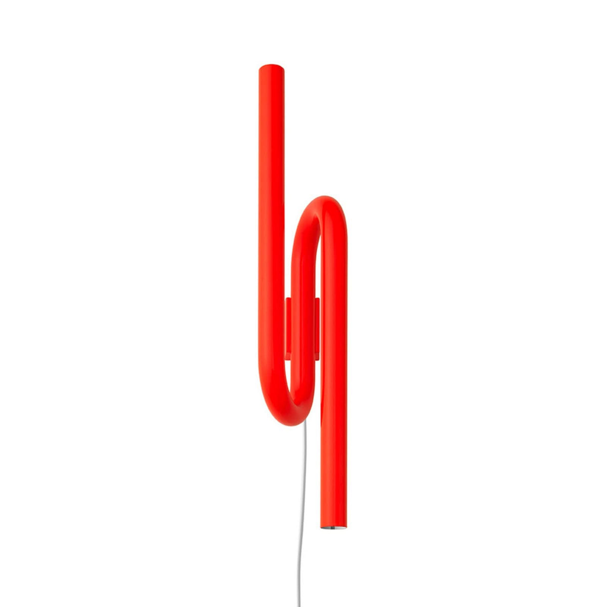 Applique murale LED Tobia en métal, orange, 2 lumières, hauteur 40 cm
