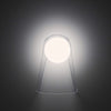 Applique murale Satellight G9 en verre, transparent et blanc, hauteur 29 cm