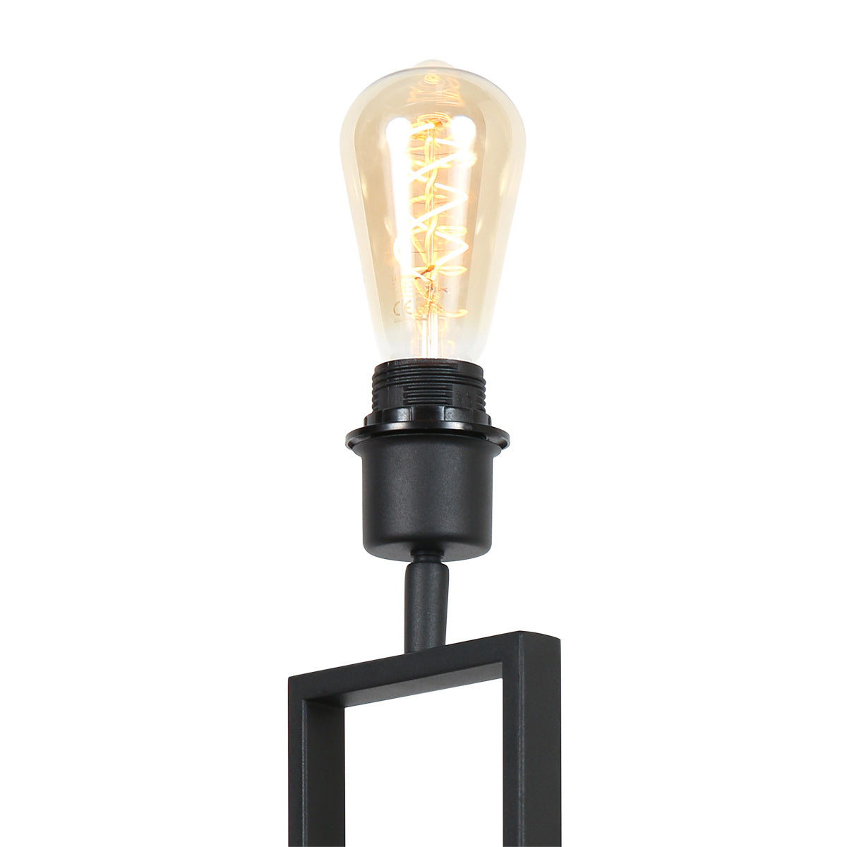 Stang 3843ZW black table lamp without shade with E27 base