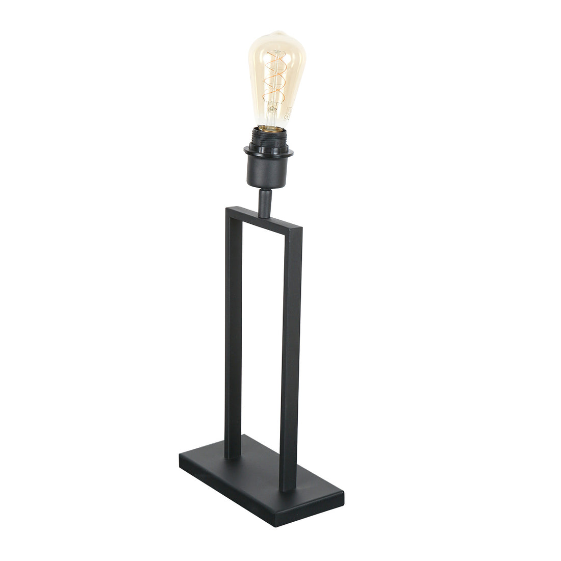 Stang 3843ZW black table lamp without shade with E27 base