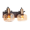 Amber Glass Bronze Wall Light | Xina