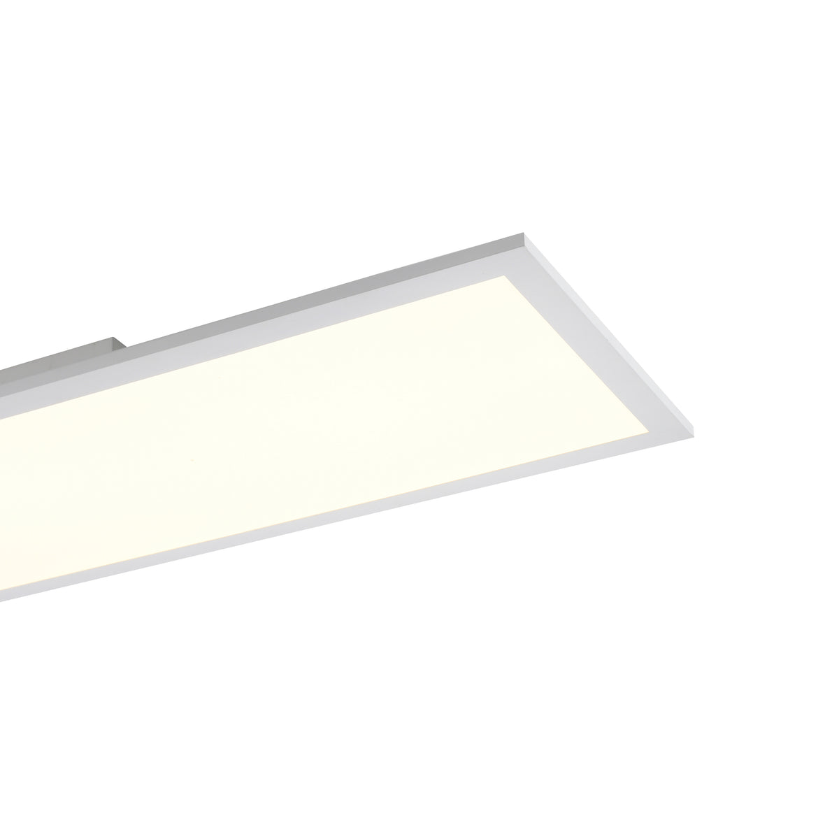 Plafonnier Flat blanc, H 6,5 cm