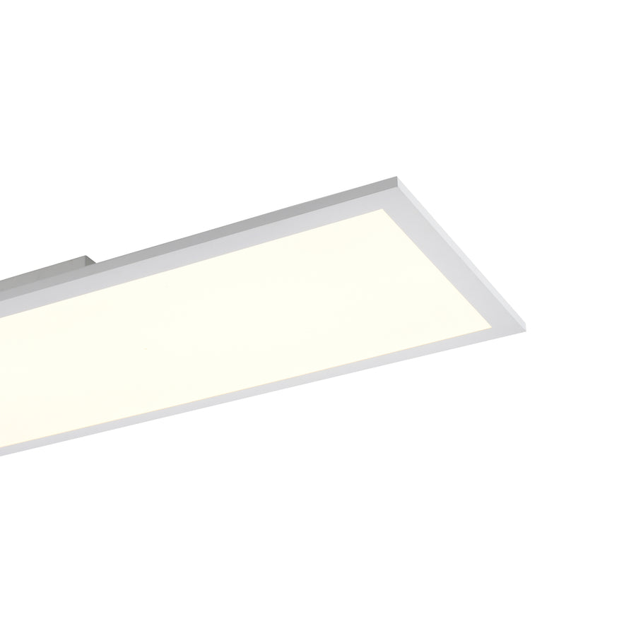 Plafonnier Flat blanc, H 6,5 cm