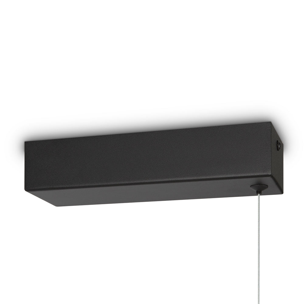 Halo Suspension luminaire noir