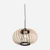openwork bamboo ball pendant lamp Ø 31 cm, 1 light | Kubu