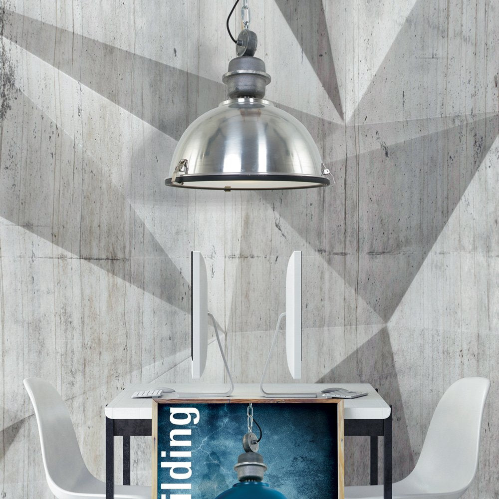 Suspension luminaire Bikkel argenté