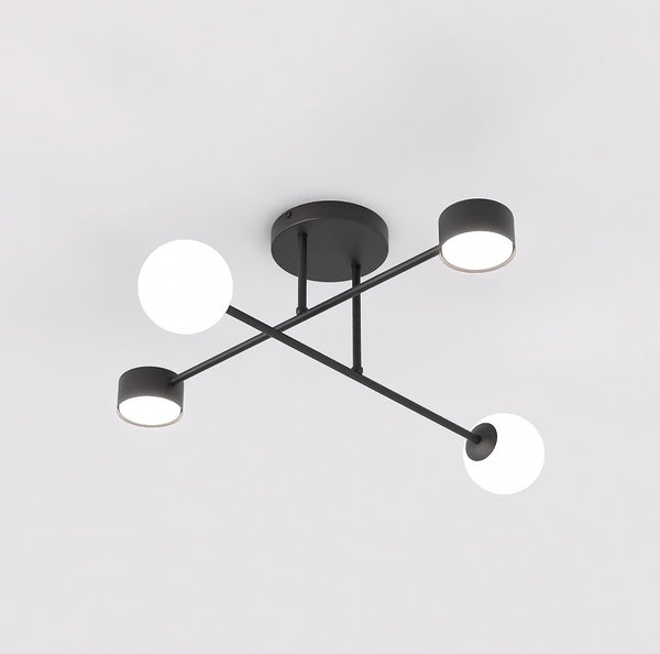 Holon 4-light ceiling light black