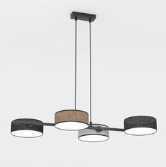Drumz 4-light pendant, mix 1