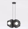 4-light black pendant light