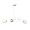 Ognis 4-light white pendant light