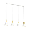 White rose pendant light