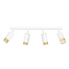 Hiro 4-light ceiling lamp white and gold