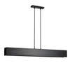Gentor 4-light black pendant light