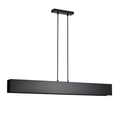 Gentor 4-light black pendant light