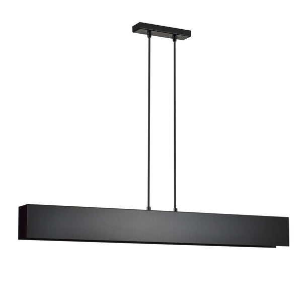Gentor 4-light black pendant light