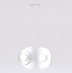 4-light white pendant light