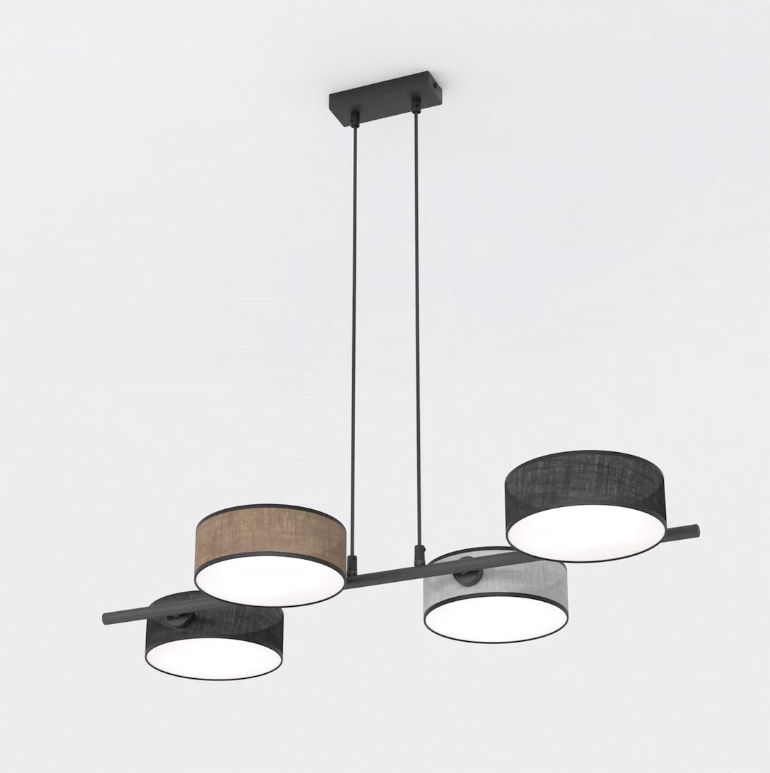 Drumz 4-light pendant, mix 1