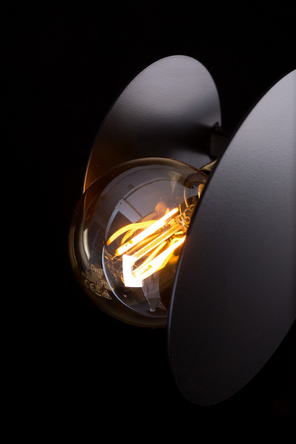 4-light black pendant light