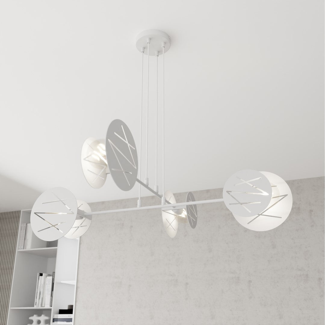 Xotic 4-light white pendant light