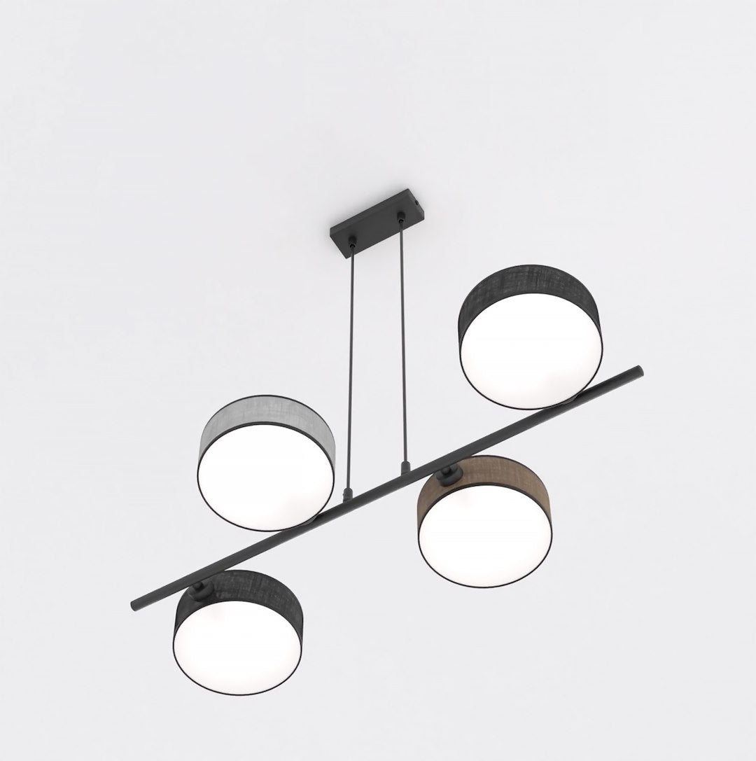 Drumz 4-light pendant, mix 1