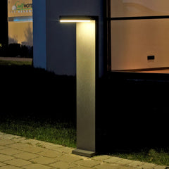 Borne lumineuse d'extérieur LED Tamar en aluminium, anthracite et blanc, hauteur 90 cm, IP44