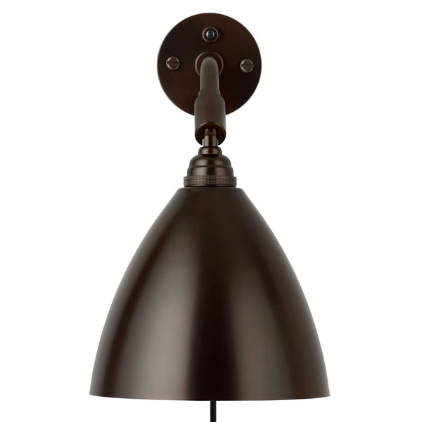 Applique murale Bestlite BL7 en laiton, noir, Ø 16 cm, 40 W, hauteur 27 cm, modèle 2