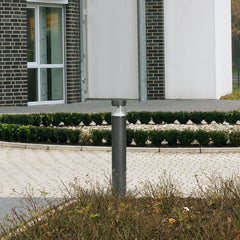 Borne lumineuse d'extérieur LED 2275 en aluminium, anthracite et transparent, Ø 15 cm, IP54