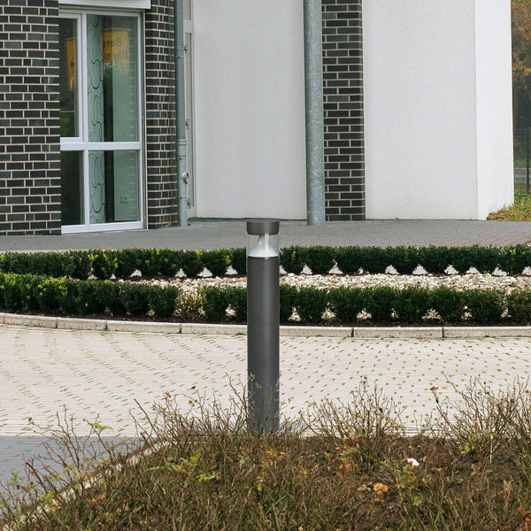 Borne lumineuse d'extérieur LED 2275 en aluminium, anthracite et transparent, Ø 15 cm, IP54