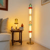 Lampadaire Léonor – Verre soufflé fin et design élégant doré